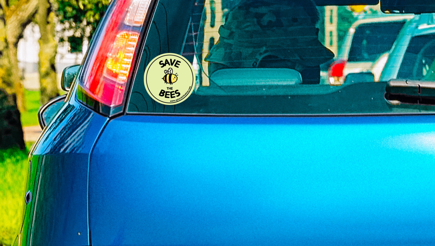 Save the Bees green sticker