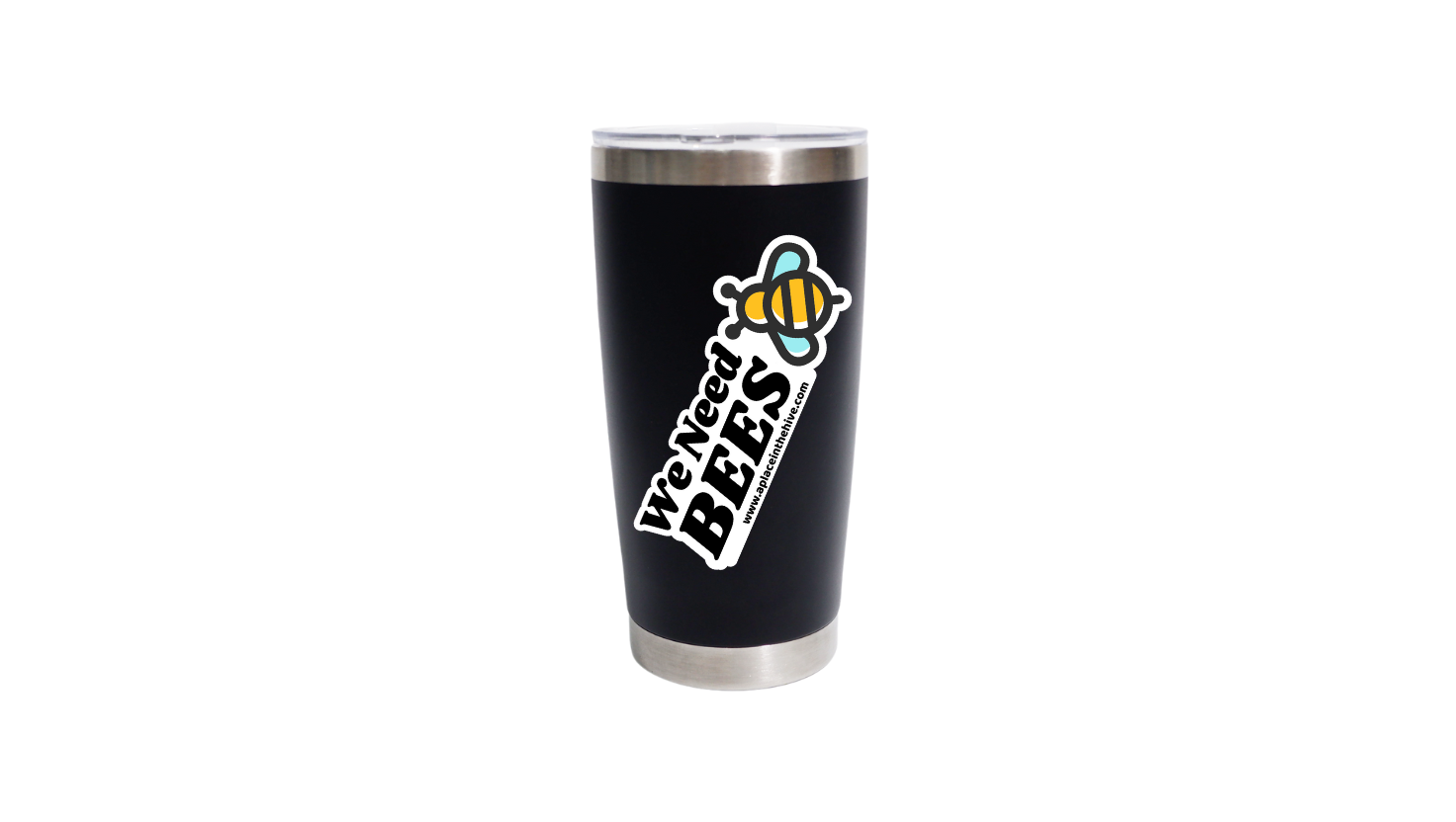 We Need Bees single bee sticker